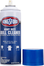 Kingsford Heavy Duty Foaming Grill Cleaner Spray, BBQ Degreaser for Charcoal & Gas Grills, Cuts Grease, Burnt-On Food & Grime, Easy Spray-On Foam for Grill Grates & Surfaces, Aerosol, 14.5 Oz - 6 Pack