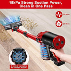 elezon A200 Cordless Vacuum Cleaner with 18000Pa Powerful Suction, 38 Min Runtime, 2200mAh Battery, HEPA Filter, Portable Stick Vacuum for Hardwood Floor, Lightweight Handheld for Home, Pet Hair, Car