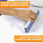 FurDozer Pet Hair Remover & Auto Detailing Tools - Cat & Dog Hair Remover for Carpets, Car Interiors, Couches, Bedding, & Pet Furniture (Purple, X3 MEGA - 10" Long)