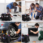 Workpro 12-inch Close Top Wide Mouth Storage Tool Bag, W081020A