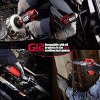 ACDelco ARI12105-K5 G12 Series 12V Cordless Li-ion 3/8” 2-Speed Drill Driver & ¼” Impact Driver Combo Tool Kit
