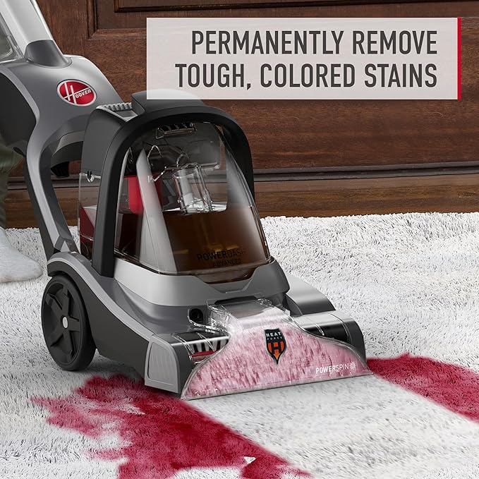 Hoover Oxy Carpet Cleaner Solution, 50 oz., Ocean Breeze Scent, Deep Cleaning Carpet Shampoo Solution, Removes Tough Colored Stains from Carpet and Upholstery, Pair with Hoover Carpet Cleaner Machine
