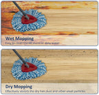 2 Pack Mop Head Replacement Compatiable with Oceda EasyWring,Mops Refill Replace Head for EasyWring Spin Mop 1 Tank Systerm - Microfiber, Easy to Replace,Deep Floor Cleaning and Machine Washable