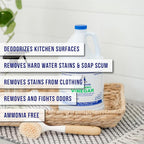 All-Purpose White Vinegar Cleaning Solution, 1 Gallon, Multi-Surface Cleaner for Hard Water Stains, Bathroom and Kitchen Surfaces, and Clothes, Effective Deodorizer