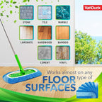VanDuck Reusable Pet Heavy Duty Mop Pads Compatible with Swiffer Sweeper (2-Pack) - Washable Microfiber Mop Pads for Wet & Dry Use - All Purpose Floor Mopping and Cleaning Product
