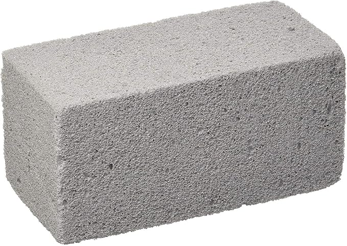 PUMIE Jumbo Scouring Brick for Large Surface Cleaning, Removes Lime, Scale, Rust, Calcium - Pool Pumice Stone Tile Cleaner, Barbecue Cleaning Stone, No Chemicals, Hand Safe, Pack of 2