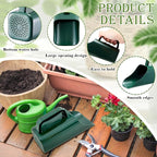 3 Pack Plastic Garden Scoop Soil Sifter Cultivation Potting Scoop Garden Tool Bucket Hand Shovel for Digging Up or Transporting Scoops of Soil for Flower, Vegetable, Plants Care