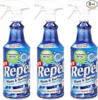 Clean-X REPEL Glass & Surface Cleaner 32 fl. oz. - Cleans & Repels water spots and dirt on glass, mirror, tile and multi surface by UNELKO (3)