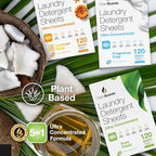 CleanScents Laundry Detergent Sheets (120 Sheets) (Pure Fresh)