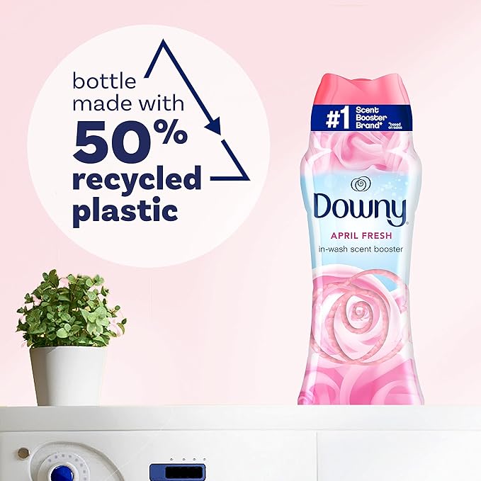 Downy April Fresh In-Wash Laundry Scent Booster Beads, 13.4 oz, laundry scent beads, Long-lasting Freshness