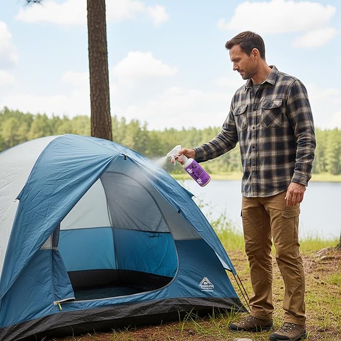 Odor Remover Spray, 32oz. 'Lavender' Essential Oil Shoe Deodorizer, Odor Eliminator for Strong Odors on Activewear. ProvenSafe™ Fabric Freshener Spray, Deodorizer for Kids & Sensitive Gear