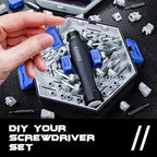 JAKEMY Precision Screwdriver Set: Building-block Screwdriver for Men, 25 in 1 Repair Tool Kit for Laptop, Computer, Macbook, iPhone, Watch, Eyeglasses