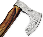 Splitting Axe Camping Chopping Hatchet Viking Tomahawk Battle Hunting Outdoor Solid Wood Handle 2031