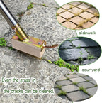 Long Handle Crack Weeder Crevice Weeding Tool-Weed Crack Remover Tool，Tool for Weeding Between pavers， Paving Sidewalk Driveway Crack Weeder， Weed Puller ，Patio Weed Remover Tool