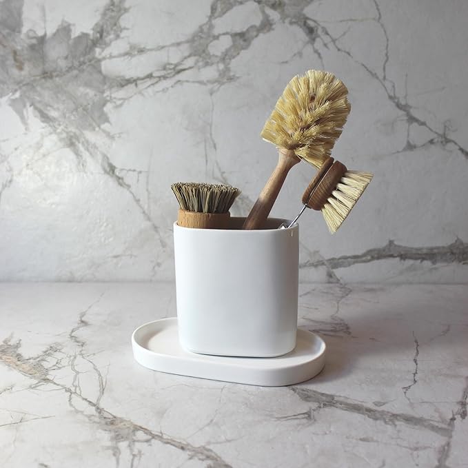 Murchison-Hume Natural Bottle Brush - Eco-Friendly & Biodegradable Bottle Brush with Beechwood Handle and Sisal Bristles, Bamboo Dish Brush for Baby Bottles, Glassware, and More