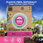 WBM Laundry Detergent Pods, Spring Fragrance Scent, 128 Count - HE Concentrated Laundry Pods With 10x Ultrapower Cleaning and 4D Laundry Stain Remover