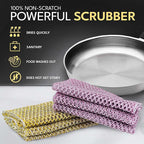 The Crown Choice Heavy Duty Non-Scratch Dish Scrubbers for Cleaning Dishes & Pots (6Pcs) - Replace Kitchen Sponges for Dishwashing with Our Scouring Pads - Try Our Alternative Dish Washing Scrub