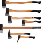 1844 Helko Werk Germany Förster 7 Piece Set - 1 x Hatchet - 1 x Light - 1 x Medium - 1 x Heavy Felling Axes - 1 x Fireman's Hatchet - 1 x Sappi - 1 x Splitting Maul (Förster Axe Set)