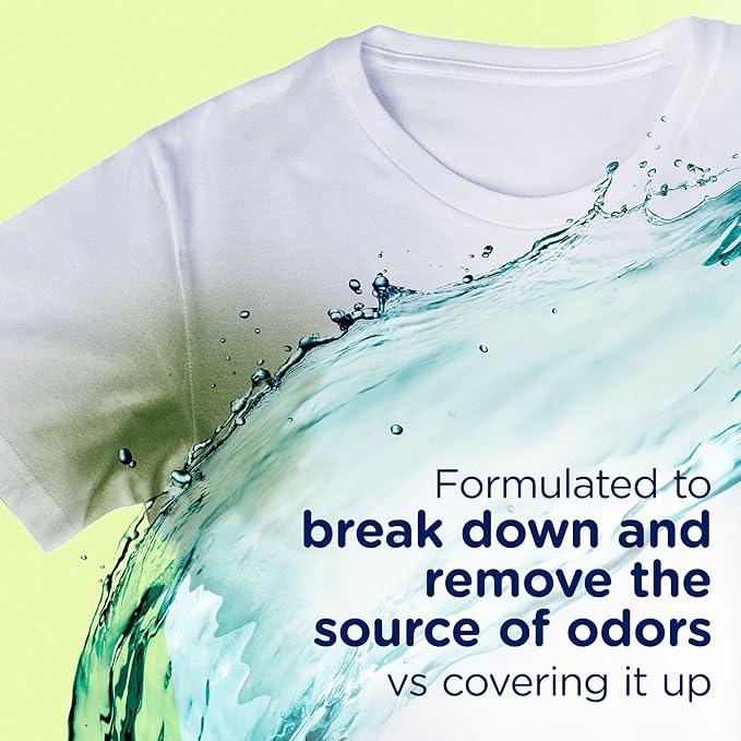 Downy RINSE & REFRESH Laundry Odor Remover and Fabric Softener for Activewear, Active Fresh Scent, 48 oz