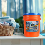 Ultra Fresh 5 Gallon Liquid Laundry Detergent Washing Soap for All Machine Types, 6X Platinum, Up to 640 Loads, Original Blue