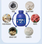 Professional Grade Drain Cleaner, Heavy Duty Pipe Unblocker for Kitchen Sink, Shower, Bathtub, Chemical Drain Opener