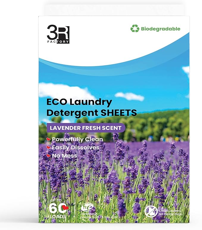 Dryer Sheets Lavender Scent Dryer Sheet, (HE) Laundry Detergent Sheets
