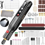 Mini Cordless Rotary Tool Kit, 5-Speed 4.2V USB Rechargeable Engraving & Sanding Tool with 105 Accessories, Compact Rotary Tool for Resin Craft, Polishing, Drilling, DIY Projects