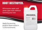 Root Destroyer - 5lbs - Root Killer for Sewer, Pipe & Drain Lines, Septic Tanks and Septic Systems - Stops New Growth & Safe for All Plumbing - Pure Copper Sulfate Crystals