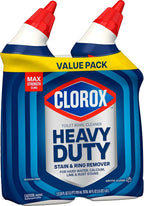 Clorox Toilet Bowl Cleaner Heavy Duty Stain and Ring Remover, Arctic Clean, 24 Fl Oz., Pack of 2