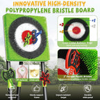 Axe Throwing Game for Backyard - Steel Frame Ax Throw Kit for Kids & Adults - Bristle Target with 6 Throwing Axes Set & Travel Bag - Outdoor/Indoor for Kids & Families Yard Carnival Games