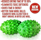 DryerPlus Dryer Balls XL | The BEST Made Reusable Non Toxic Laundry Softener & Wrinkle Release | Replaces Fabric Softener Liquid, Dryer Sheets & Wool | Vegan & Sheep Safe | 2-Year USA Warranty
