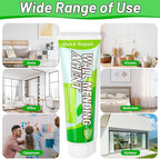 Mckanti Drywall Repair Kit - Spackle & Patch for Wall Holes, Includes 4 Pcs Drywall Patch, Sandpaper, Scraper