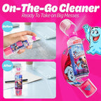 Travel Spray Bottle With Microfiber Cap - All Purpose Cleaner - Lavender (2 Pack)