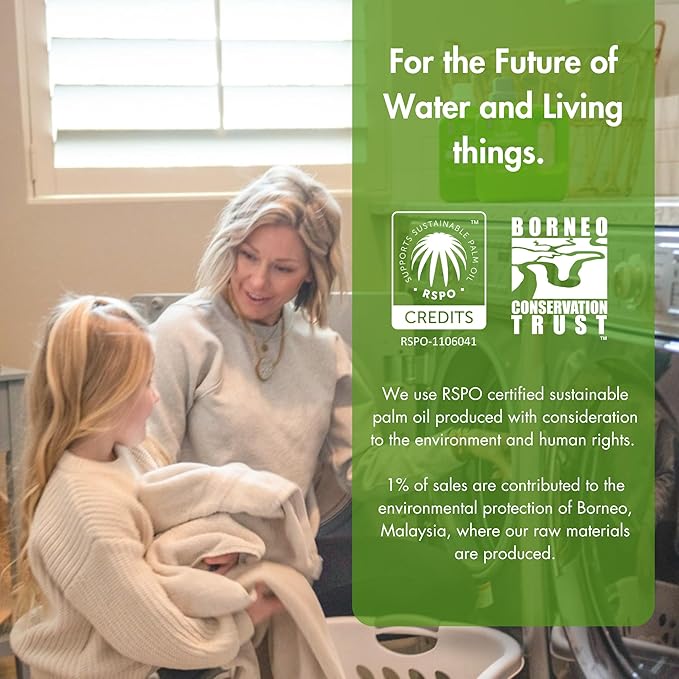 Happy Elephant Liquid Laundry Bundle, White Tea & Fig Scent, Natural Laundry Detergent & Fabric Softener, Plant Based, Stain Remover & Fabric Conditioner, Gentle on Skin, 64 Fl Oz Each, 2 Pack