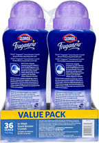 Clorox Fraganzia Laundry Scent Booster Crystals, In-Wash Fragrance Beads for Fresh-Smelling Clothes & Linens, Safe for All Fabrics & Colors, Easy-Pour Bottle, Dreamy Jasmine Scent, 18 Oz, 2 Pack