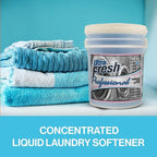Ultra Fresh Professional 5 Gal Fabric Softener for Commercial Washing Machines, Liquid Laundry Softener, Up to 640 Loads, Blue Spring Fresh Fragrance