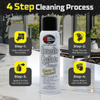 Rock Doctor Granite & Quartz Cleaner Spray 18 oz. Can, Cleans Tile, Marble, Kitchen Countertop, and Natural Stone Surfaces, Streak-Free Shine - Pack of 4