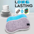 Dual Sided All-Purpose Sponges Kitchen,Dish Sponge for Washing Dishes Cleaning Kitchen,Non Scratch,Rough Scrubbers for Non-Stick Cookware, Soft Microfiber Scrub for Dishes(12 Pack)