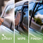 HydroSilex Glass Cleaner (16oz) | Recharge Your Glass & Windows | Streak Free Performance | SIO2 Infused Ceramic Formula | Safe On Tinted Glass | Effortless Cleaning Process