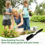 20-Pack Mini Gardening Shovel Spoons, Plastic Garden Soil Scoops for Cultivation Digging Transplanting/Flower Planting/Plant Succulent, Colorful Small Gardening Tools [Black]
