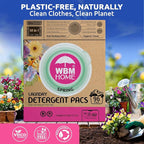 WBM Home Laundry Detergent Pods, Spring Fragrance Scent, 96 Count - HE Concentrated Laundry Pods With 10x Ultrapower Cleaning and 4D Laundry Stain Remover