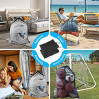 2 Pack Mesh Laundry Bags, Large Travel Laundry Washing Bags for Dirty Clothes Storage, 24" X 36" Washable Heavy Duty Laundry Net Bag With Drawstring for College Dorm, Hamper, Room, Laundromat (Black)