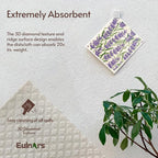 Swedish Dishcloths for Kitchen, 8 Pack Flower Reusable Paper Towels Washable, Non-Scratch Swedish Kitchen Towels, Super Absorbent Cellulose Dish Cloths, Eco Friendly Gifts