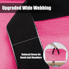 Cosy Family 4 Pack Heavy Duty Extra Large Moving Bags with Backpack Straps - Strong Handles & Zippers, Storage Totes For Space Saving, Fold Flat, Alternative to Moving Box, Pink