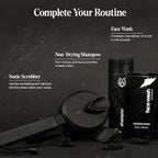 Black Wolf Salicylic Acid Body Wash for Men - 14 Fl Oz Men's Acne Body Wash - Charcoal Helps Reduce Acne Breakouts & Cleanse Your Skin - Full Coverage & Deep Clean Treatment - Men's Bodywash