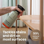 ATTITUDE All-Purpose Cleaner Spray, Plant-Based Ingredients, EWG Verified, Streak Free, Ammonia Free, Removes Fingerprints, Dust and Dirt, Sage & Orange, 26 Fl Oz