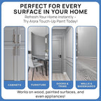 Alora Touch-Up Paint | Matte Finish for Drywalls, Concrete, Brick, Tile, Doors, Cabinets & More | Multi-Tone Gray Repair Kit | Quick-Dry, Low-Odor, Ultra-Low VOC | No Sanding or Primer Needed | 3 Pack