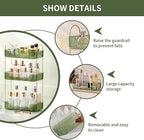 Akinbas 3 Tier Bathroom Organizer Countertop Makeup Perfume Tray Skincare Organizer for Bathroom Dresser Vanity (Green)