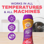 ARM & HAMMER Odor Blasters In-Wash Scent Booster,Laundry Scent Booster Fresh Escape-scent,24 Oz,(Pack of 2)