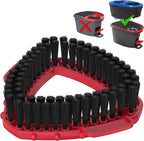 Scrubber Mop Head for O Cedar RinseClean Spin Mop 2 Tank System, Replace Head for OCedar Spin Mop Scrub Brush Head, Scrubber Head Replacement Attachment, Scrub Brush Mop Head 2 Tank, Clean Brush